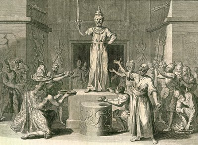 The Tutelary God of the Island of Ceylon by Bernard Picart
